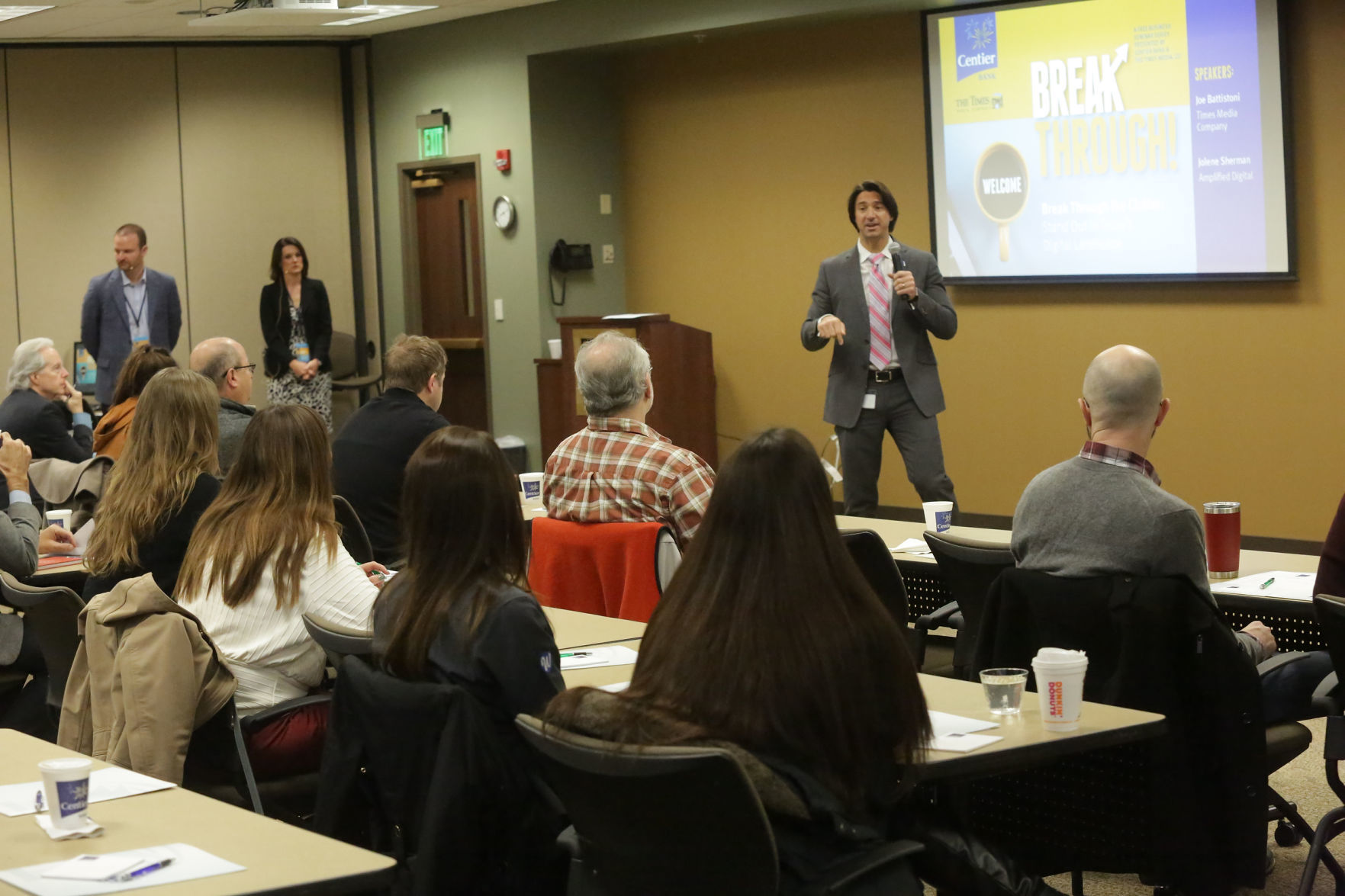 Centier Bank's quarterly Breakthrough business seminar